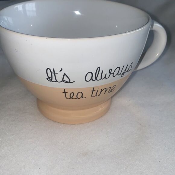 Cafe Bistro Large Ceramic Tea Mug - Picture 3 of 6